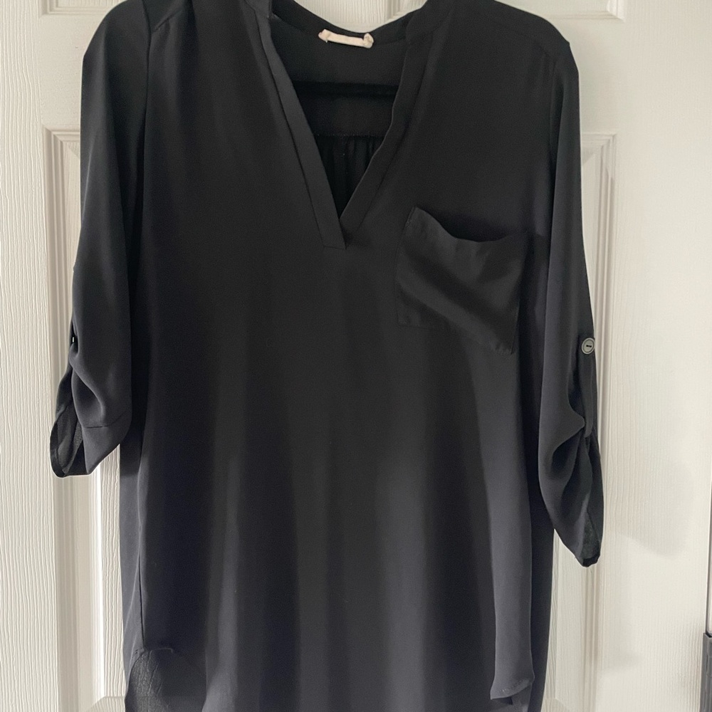 Elegant Black Women's Top
